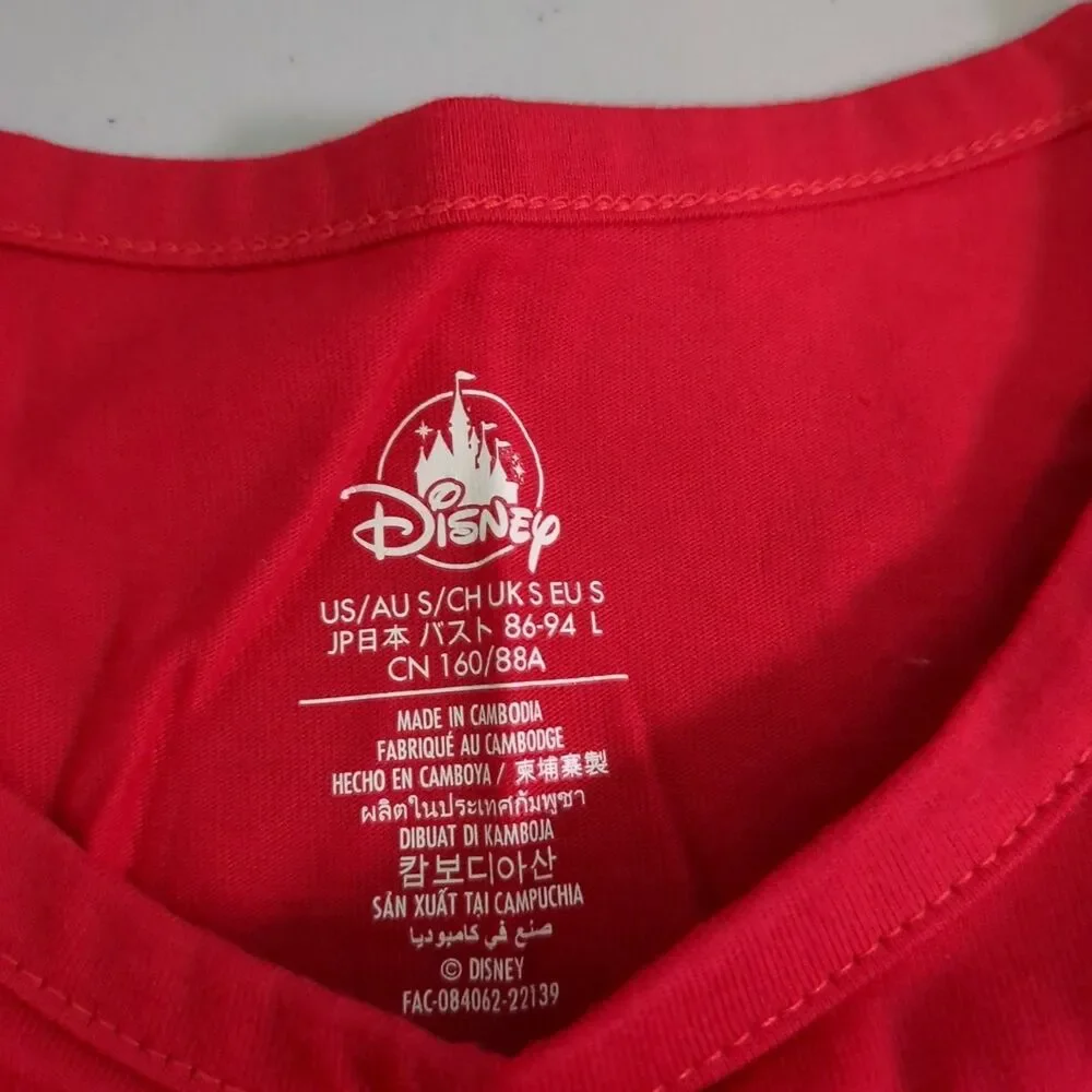 Disney Parks Minnie Mouse Small Christmas Pajama Short Set Outfit Lightweight - Picture 4 of 7